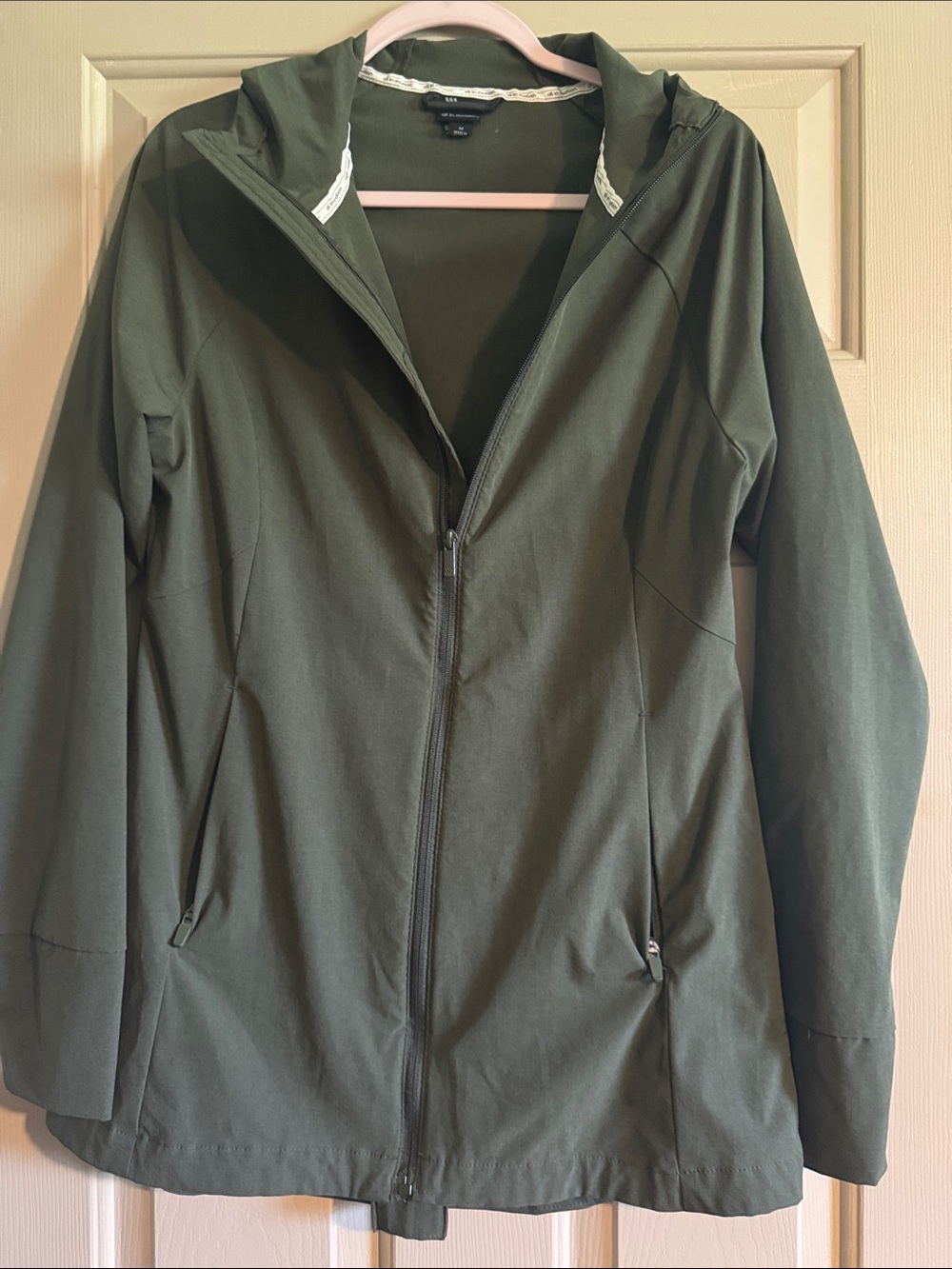 all in motion Olive Green Hooded Utility Jacket